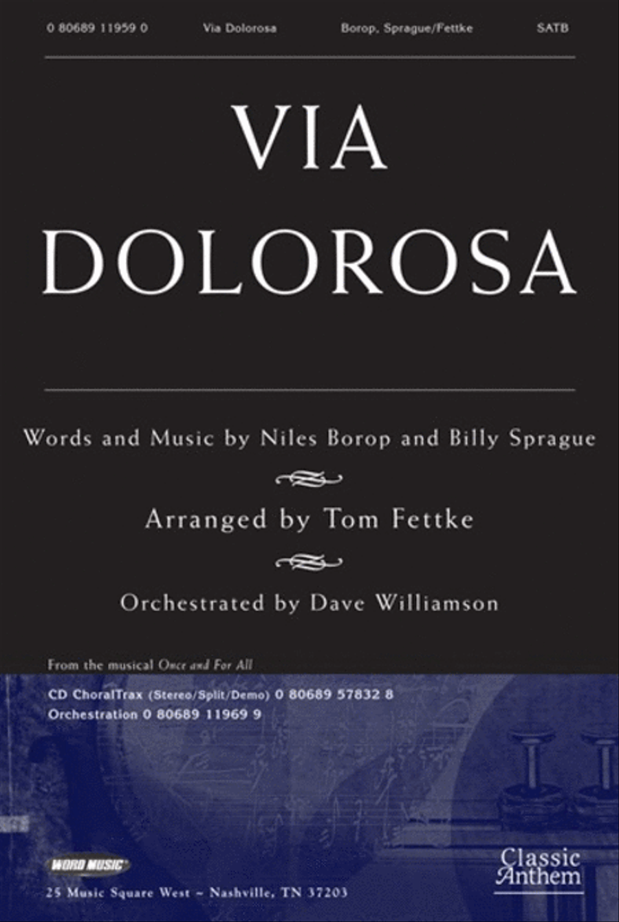Via Dolorosa - CD ChoralTrax Choir scores gallery preview page 1