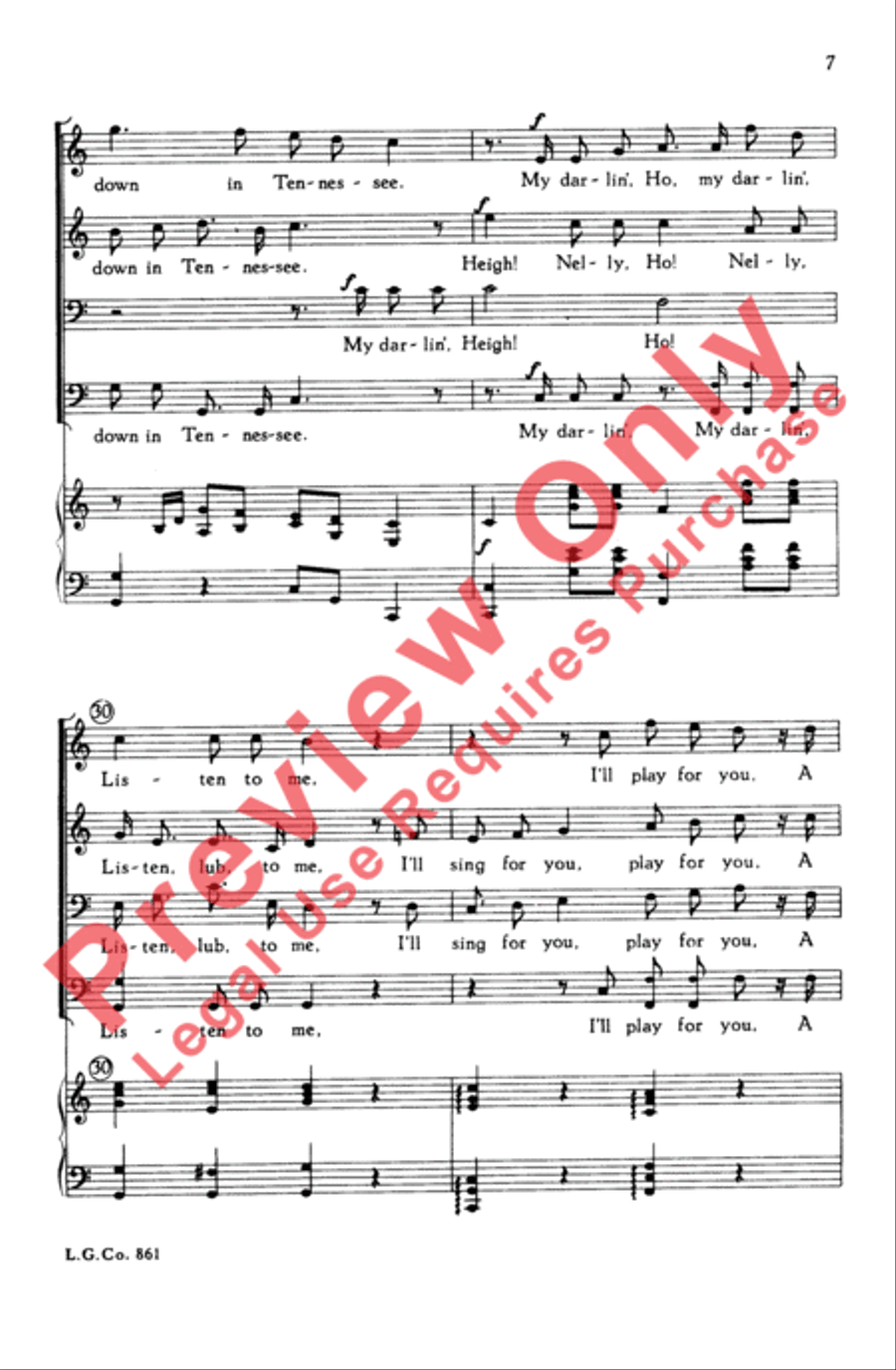 Nelly Bly 4-Part scores gallery preview page 7