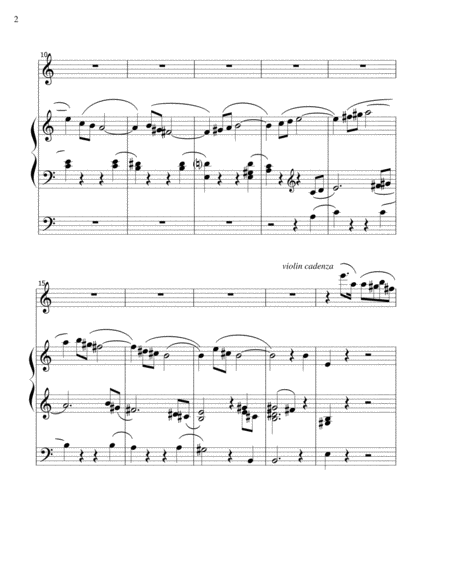 Fantaisie Brillante, Op 20 - Wieniawski - violin and organ image number null