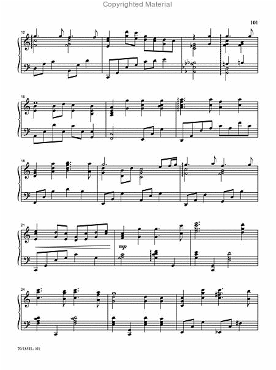 Hymn Tunes A to Z Piano Solo scores gallery preview page 7