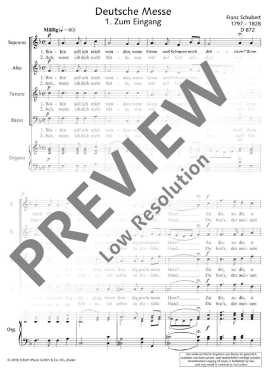 German Mass 4-Part scores gallery preview page 7