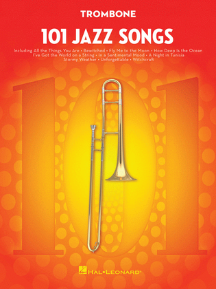 Book cover for 101 Jazz Songs for Trombone