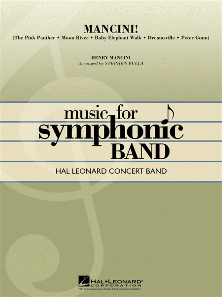 Mancini! Concert Band scores gallery preview page 1