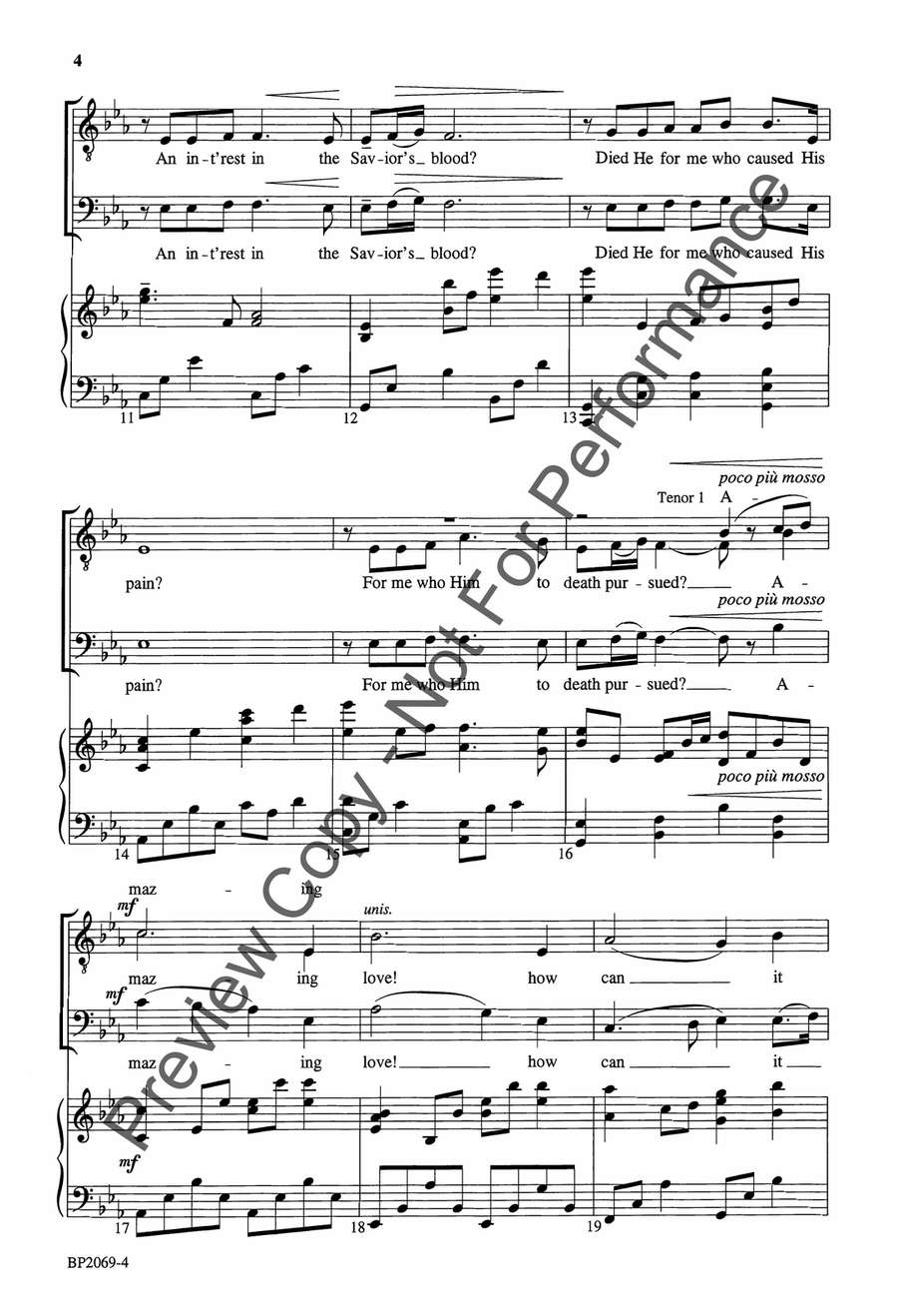 And Can It Be? - Forrest - TTBB TTBB scores gallery preview page 4