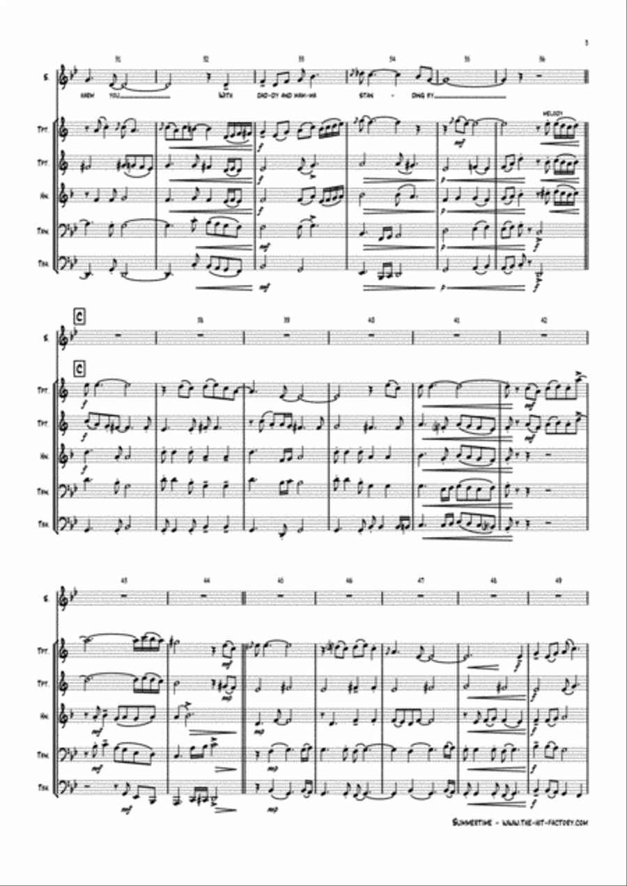 Summertime School and Community scores gallery preview page 3
