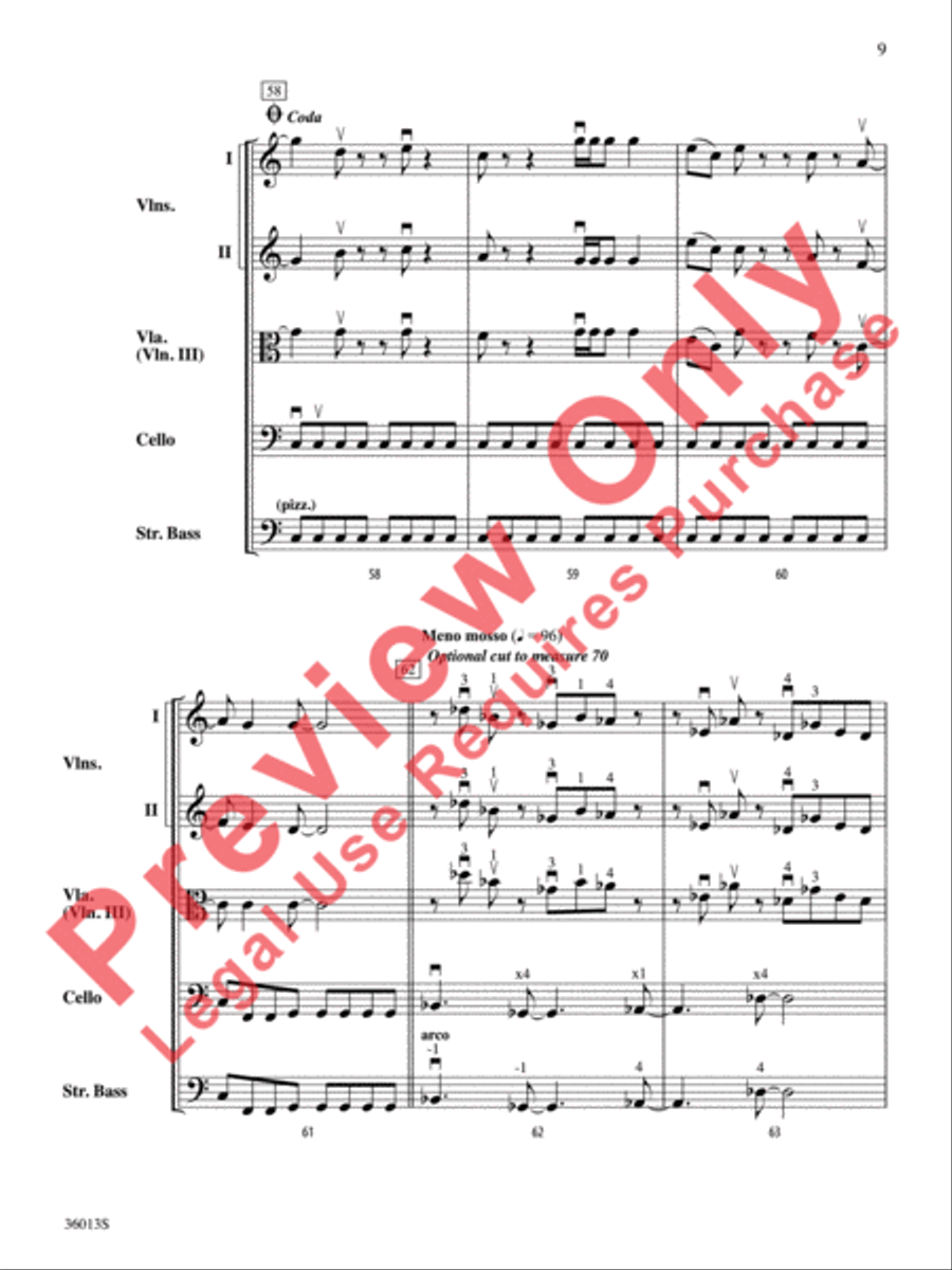 Jump Jump String Orchestra scores gallery preview page 10