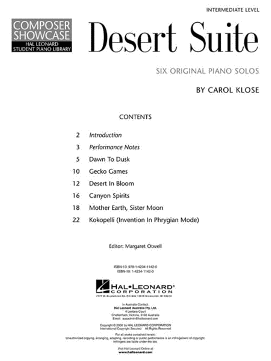 Desert Suite Piano Method scores gallery preview page 2