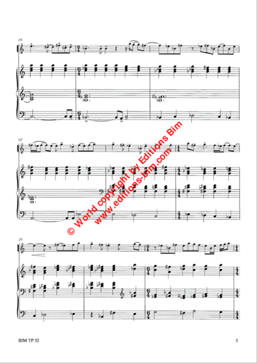 Quasi una passacaglia Piccolo Trumpet scores gallery preview page 4