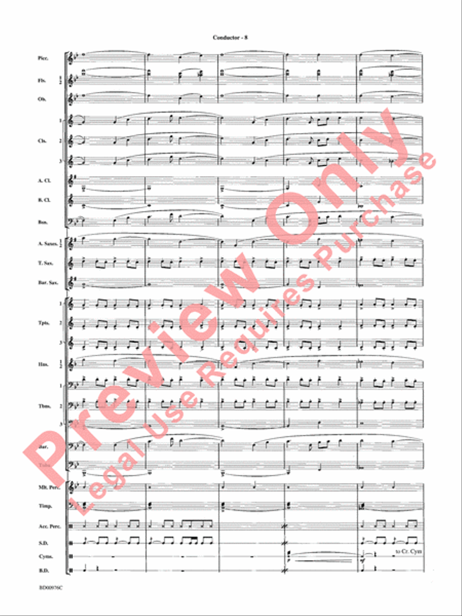 Covenant Covenant Concert Band scores gallery preview page 10