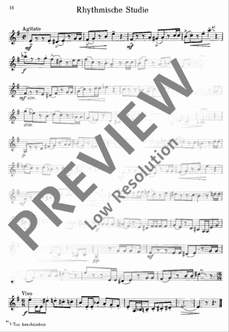 Spielstücke und Etüden Cornet scores gallery preview page 19