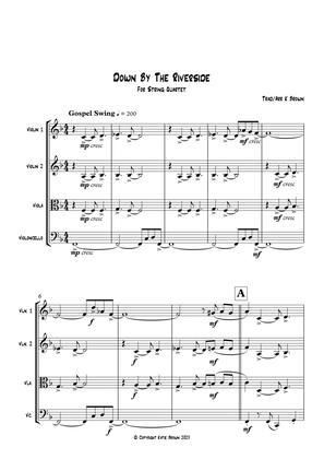 Book cover for Down By The Riverside - String Quartet