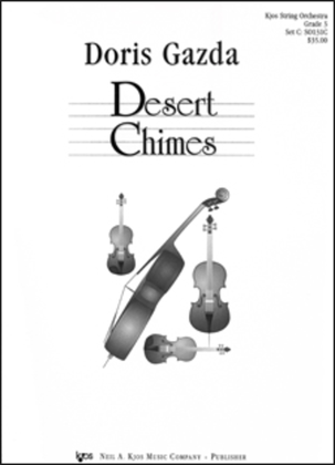 Book cover for Desert Chimes - Score