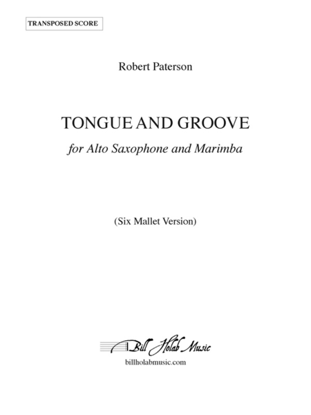 Tongue and Groove - score and parts (6 mallet version)