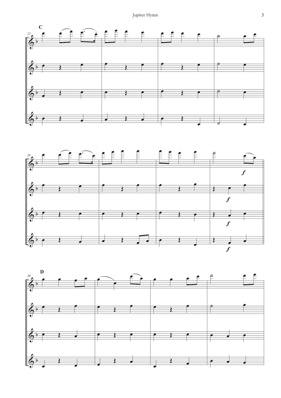 Jupiter Hymn from 