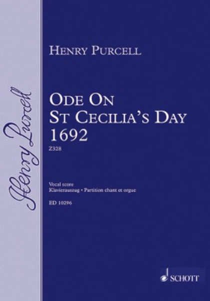 Ode for St. Cecilia's Day 1692