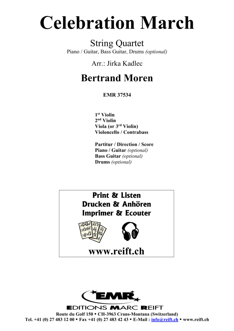 Celebration March Cello scores gallery preview page 1