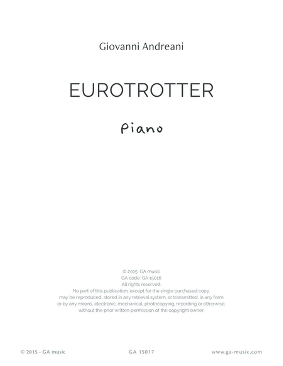Eurotrotter Eurotrotter Piano Solo scores gallery preview page 2