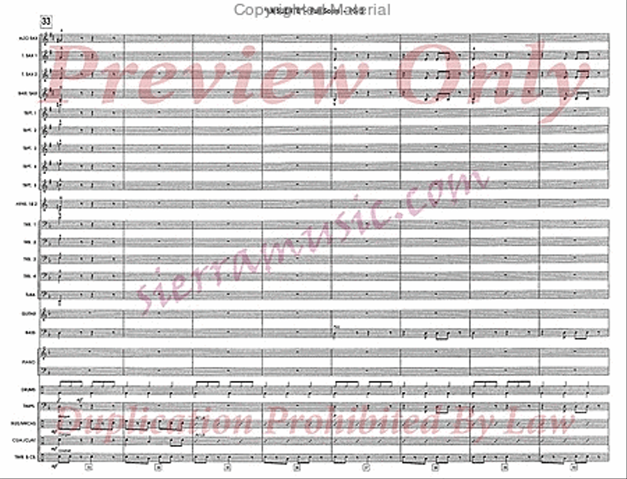 La Suerte De Los Tontos Jazz Ensemble scores gallery preview page 6