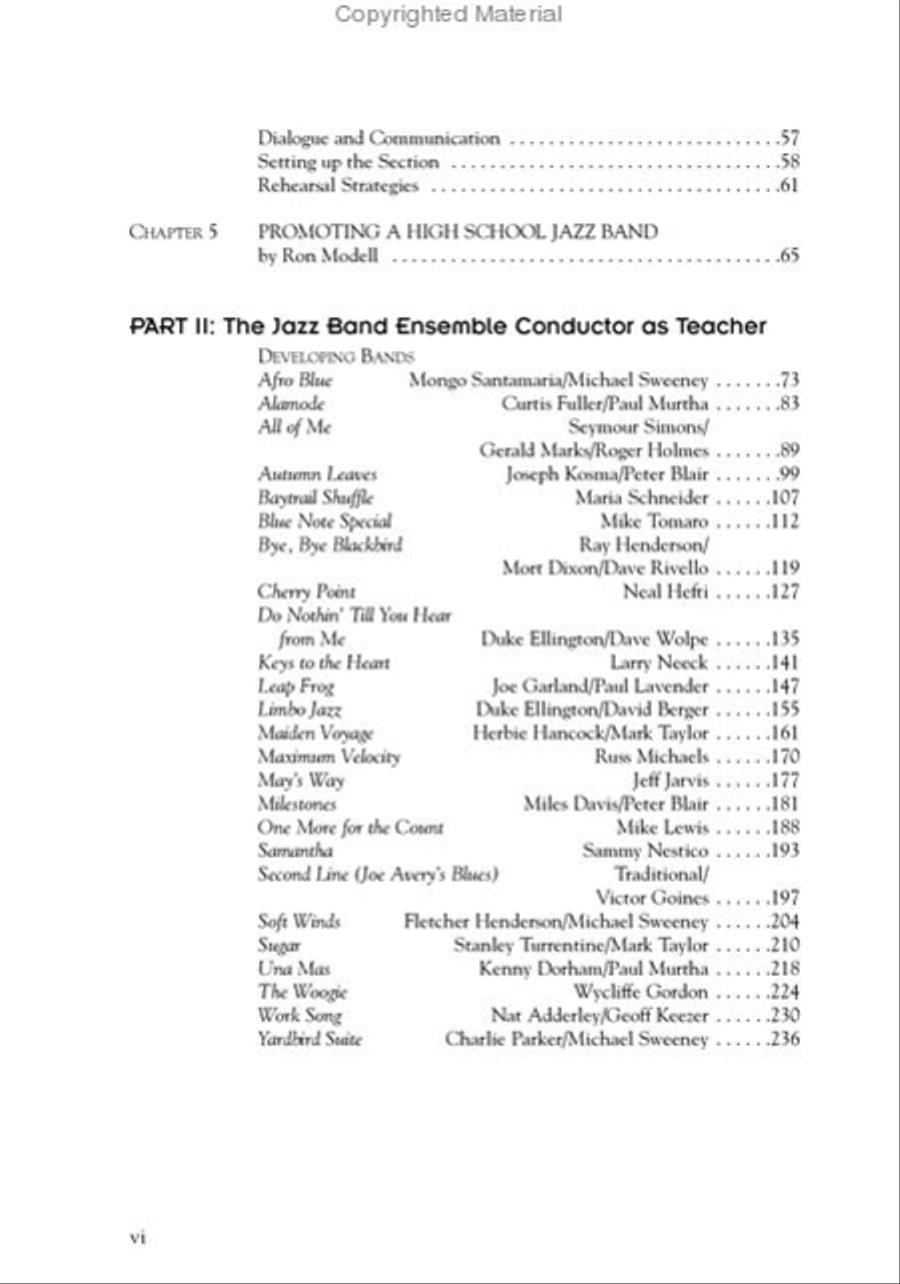 Teaching Music through Performance in Jazz - Volume 1