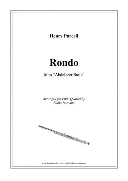 Rondo from Purcell's "Abdelazer Suite" - for Flute Quartet or Flute Choir image number null