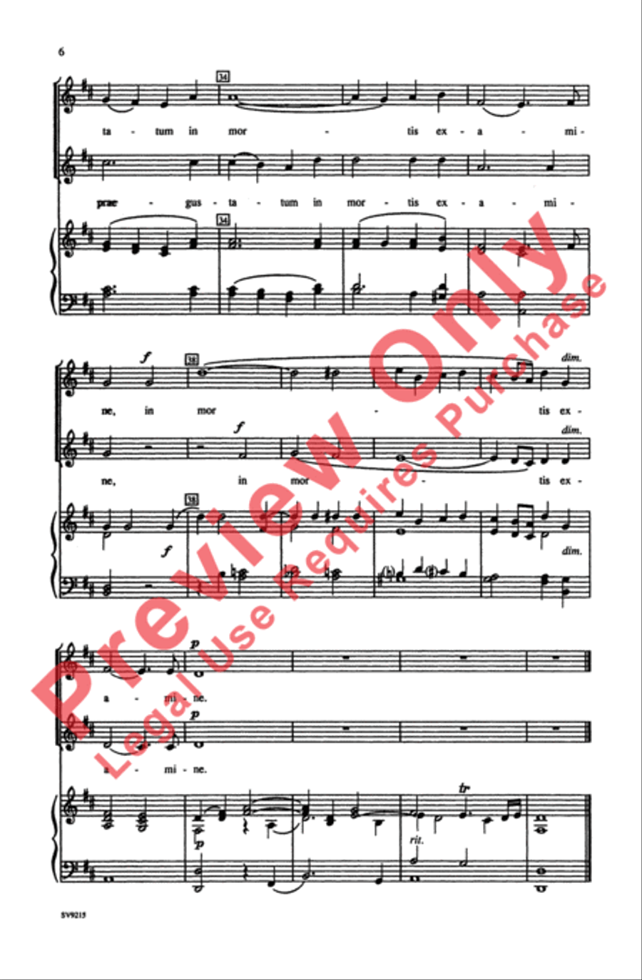 Ave Verum Corpus Ave Verum Corpus 2-Part scores gallery preview page 5