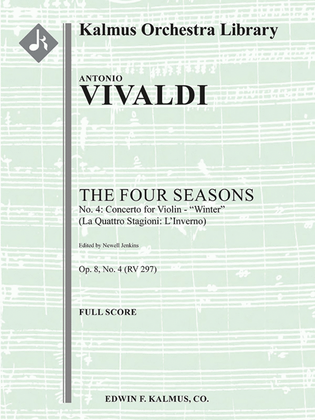 The Four Seasons, No. 4: Concerto for Violin in F minor - Winter (Le Quattro Stagioni: L'Inverno, RV297/F.I: 25)