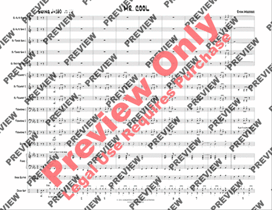 Mr. Cool Jazz Ensemble scores gallery preview page 6