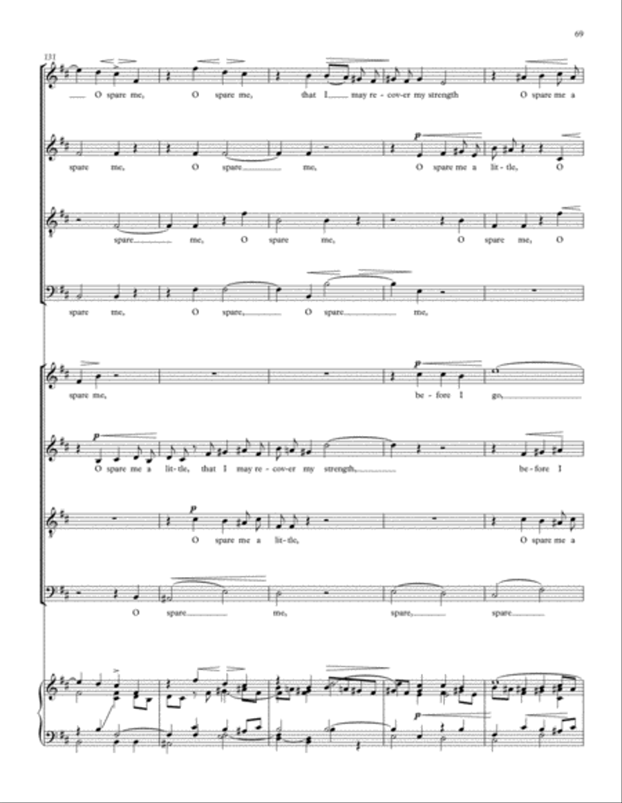 Songs of Farewell Divisi scores gallery preview page 85
