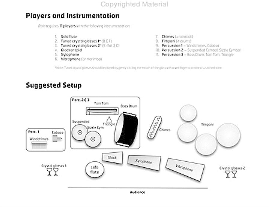 Rain Rain Percussion Ensemble scores gallery preview page 4