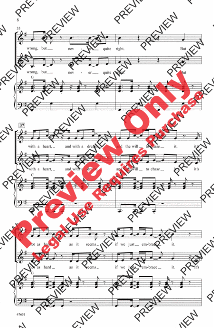 Moment of Truth 2-Part scores gallery preview page 8