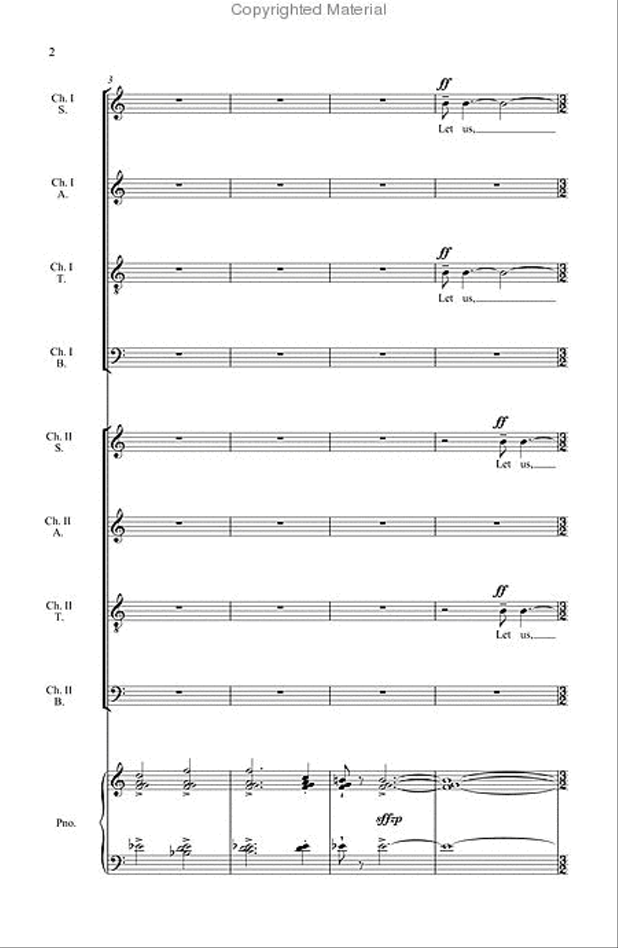 Stirring the Silence 4-Part scores gallery preview page 3