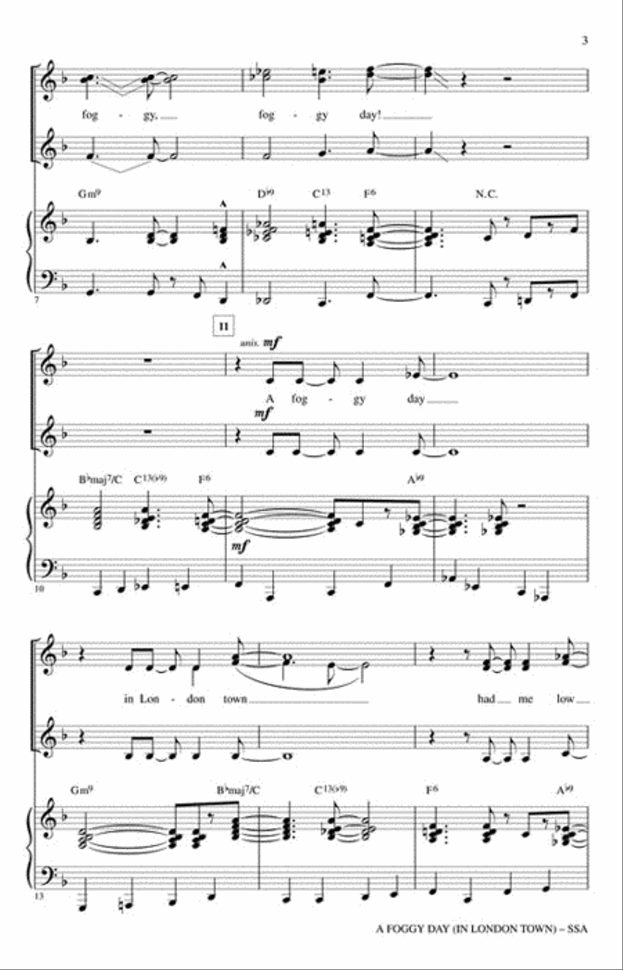 <br>Sheet music extract