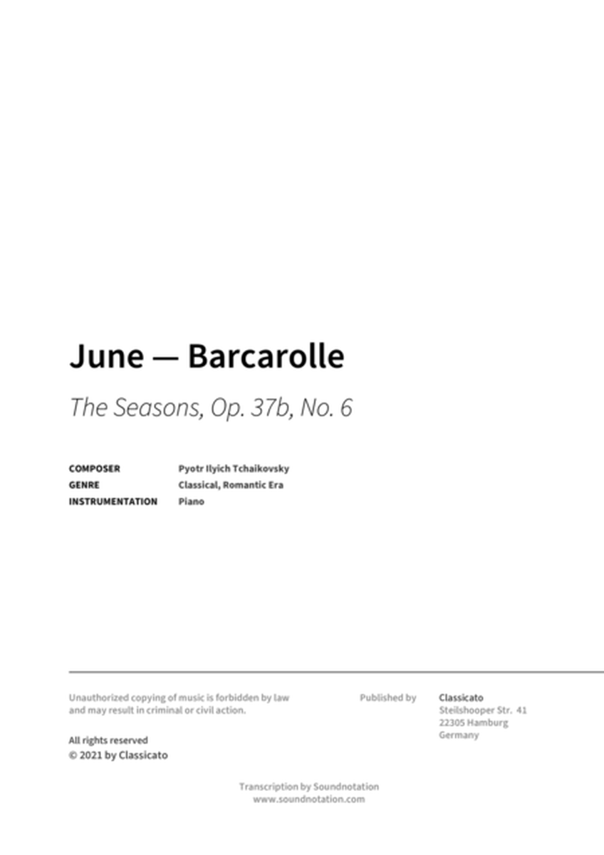 June -- Barcarolle image number null