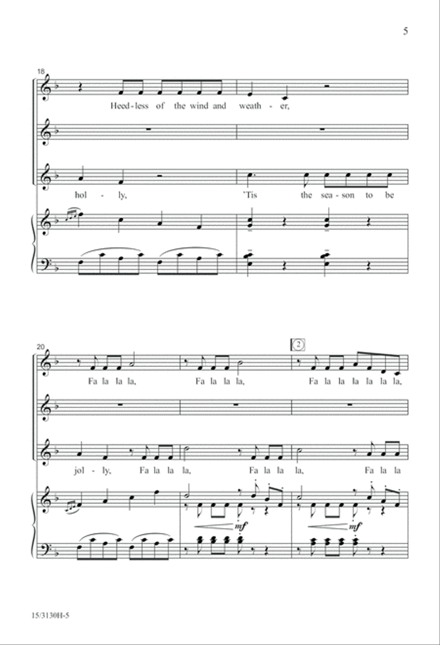 Wolfgang's Christmas Canon SSA scores gallery preview page 5
