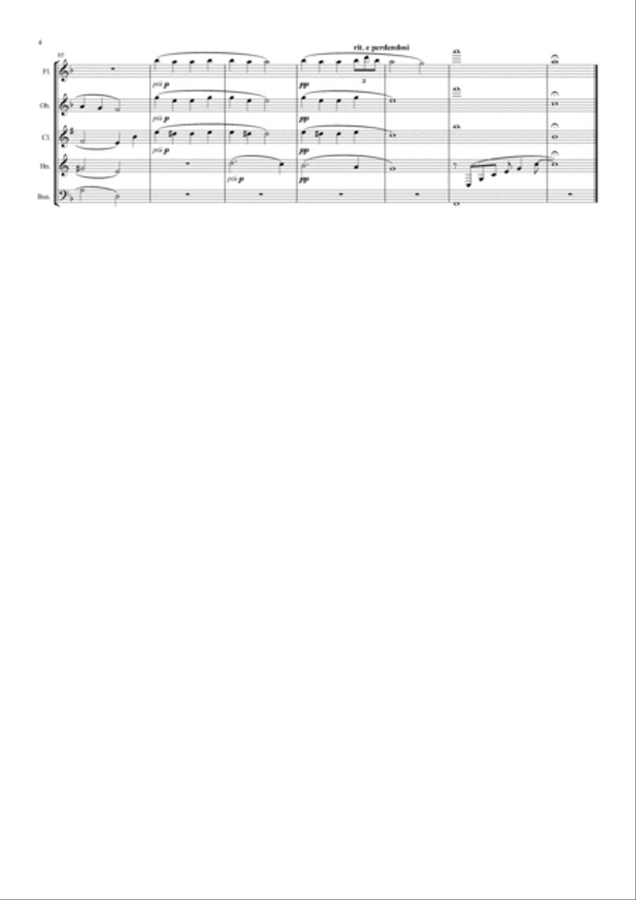 Reverie Woodwind Quintet scores gallery preview page 4