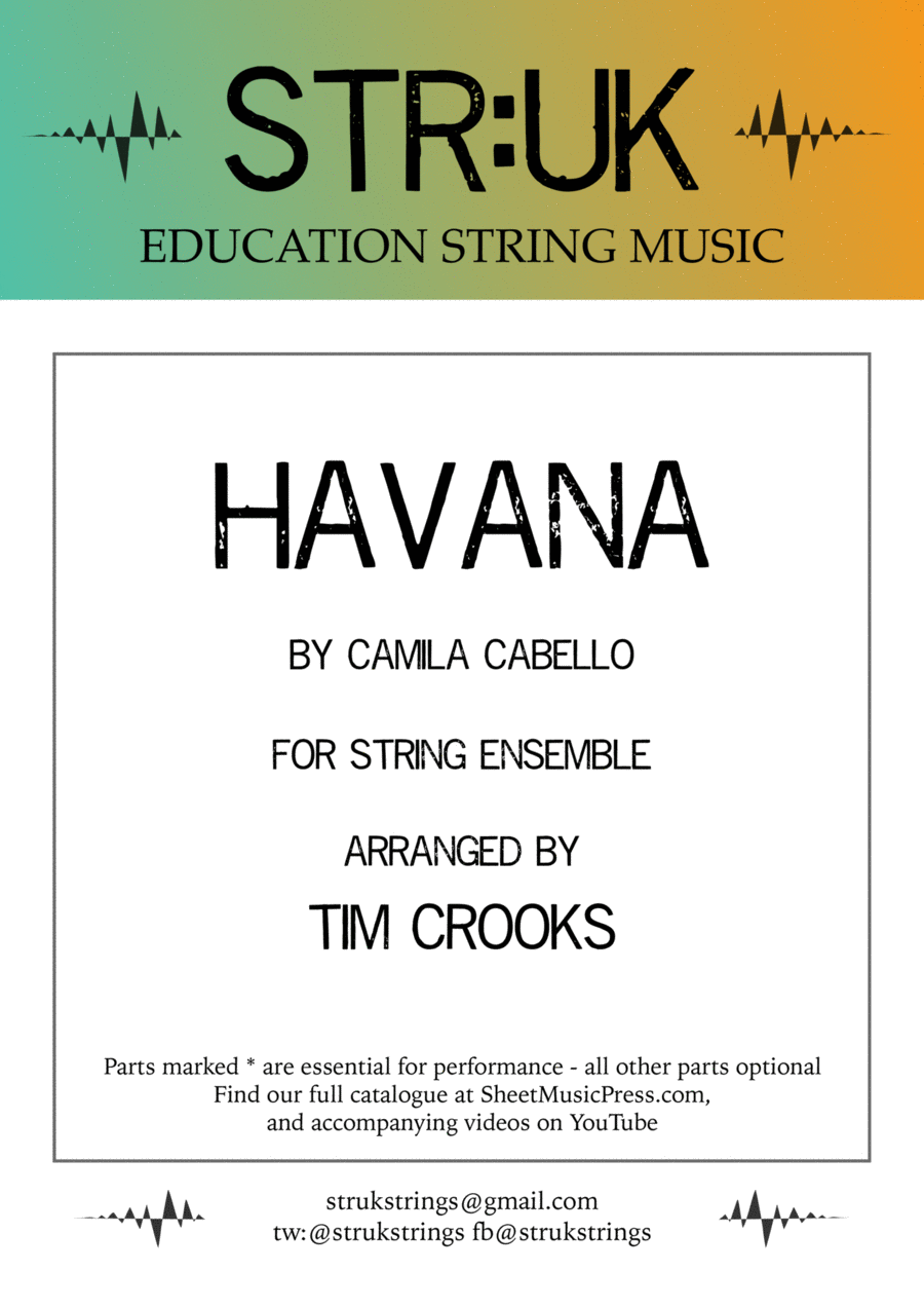 Havana Score and Parts scores gallery preview page 1