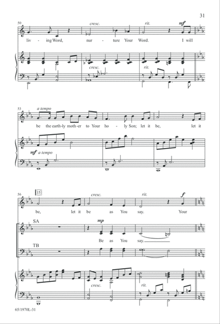 A Great and Mighty Wonder 4-Part scores gallery preview page 32