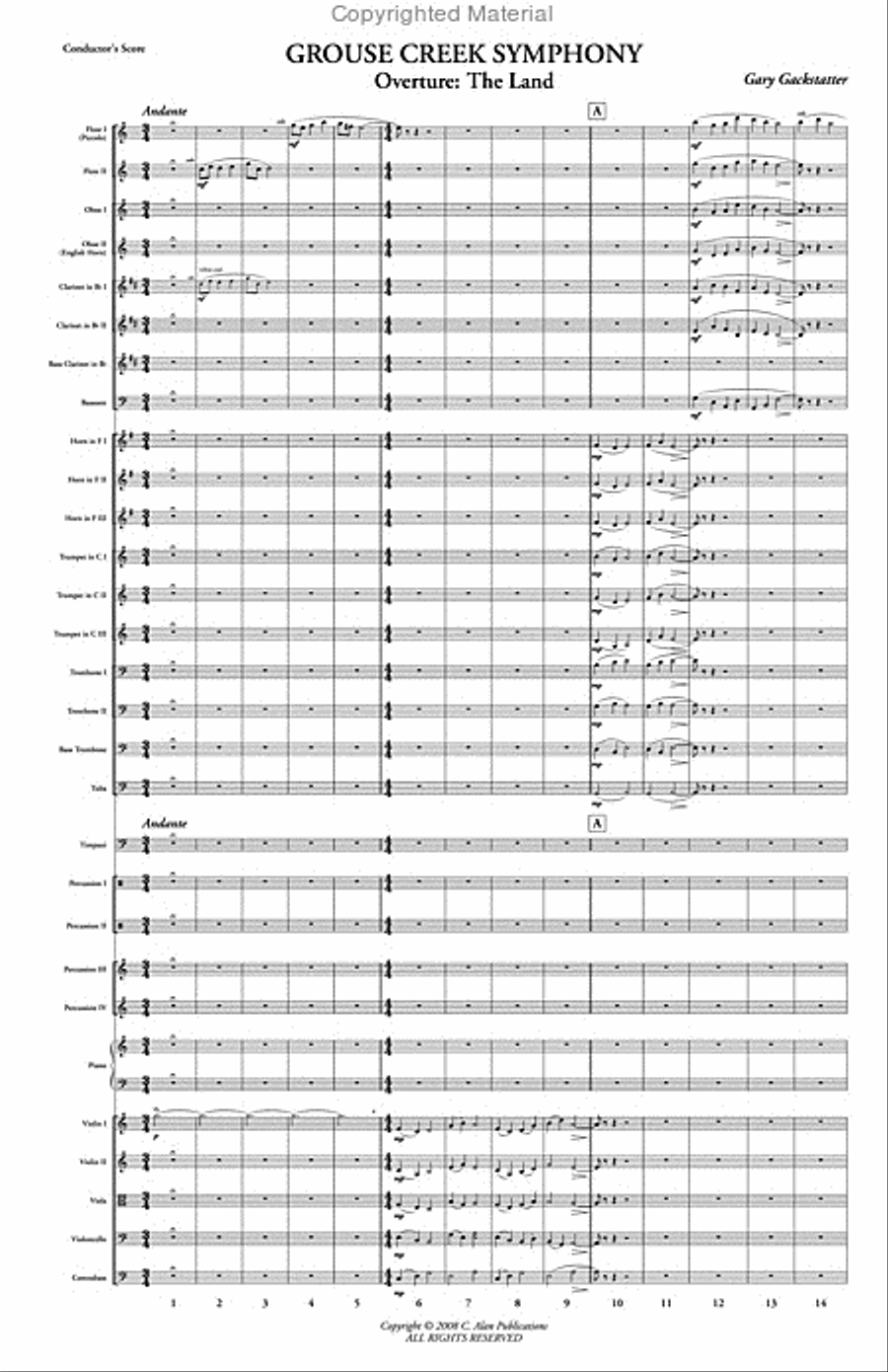 Grouse Creek Symphony Full Orchestra scores gallery preview page 2