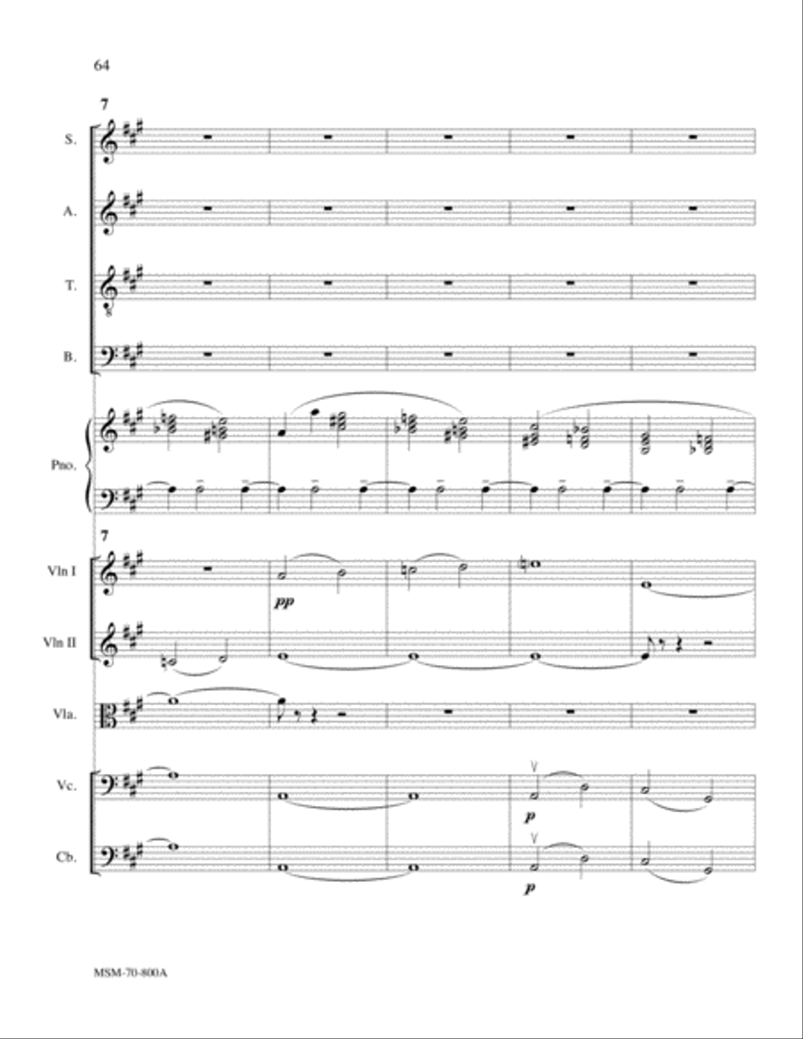 Serenade (Orchestra Score) Choir scores gallery preview page 11
