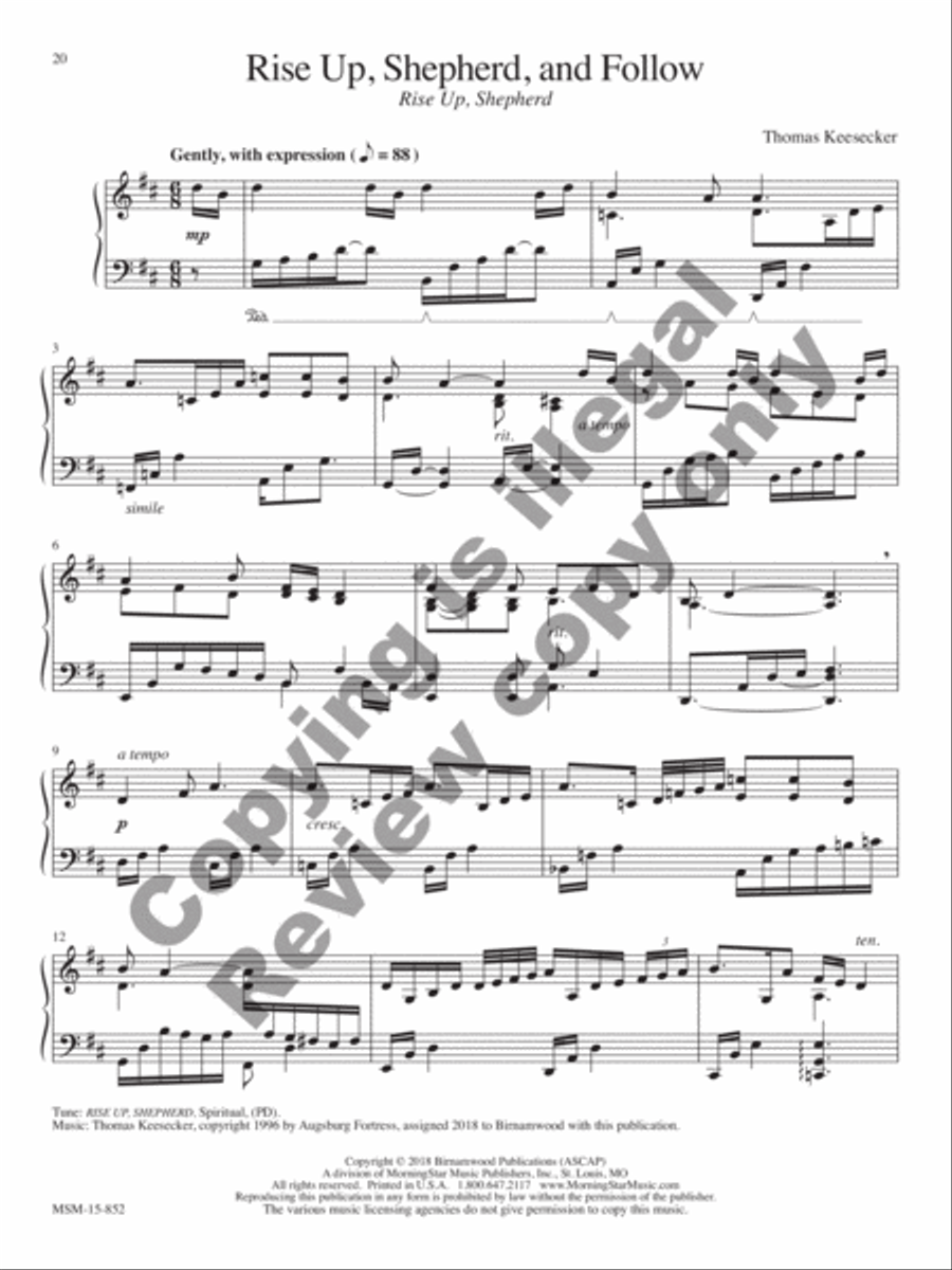 The Quiet Night: Piano Music for Christmas and Epiphany Piano Solo scores gallery preview page 9