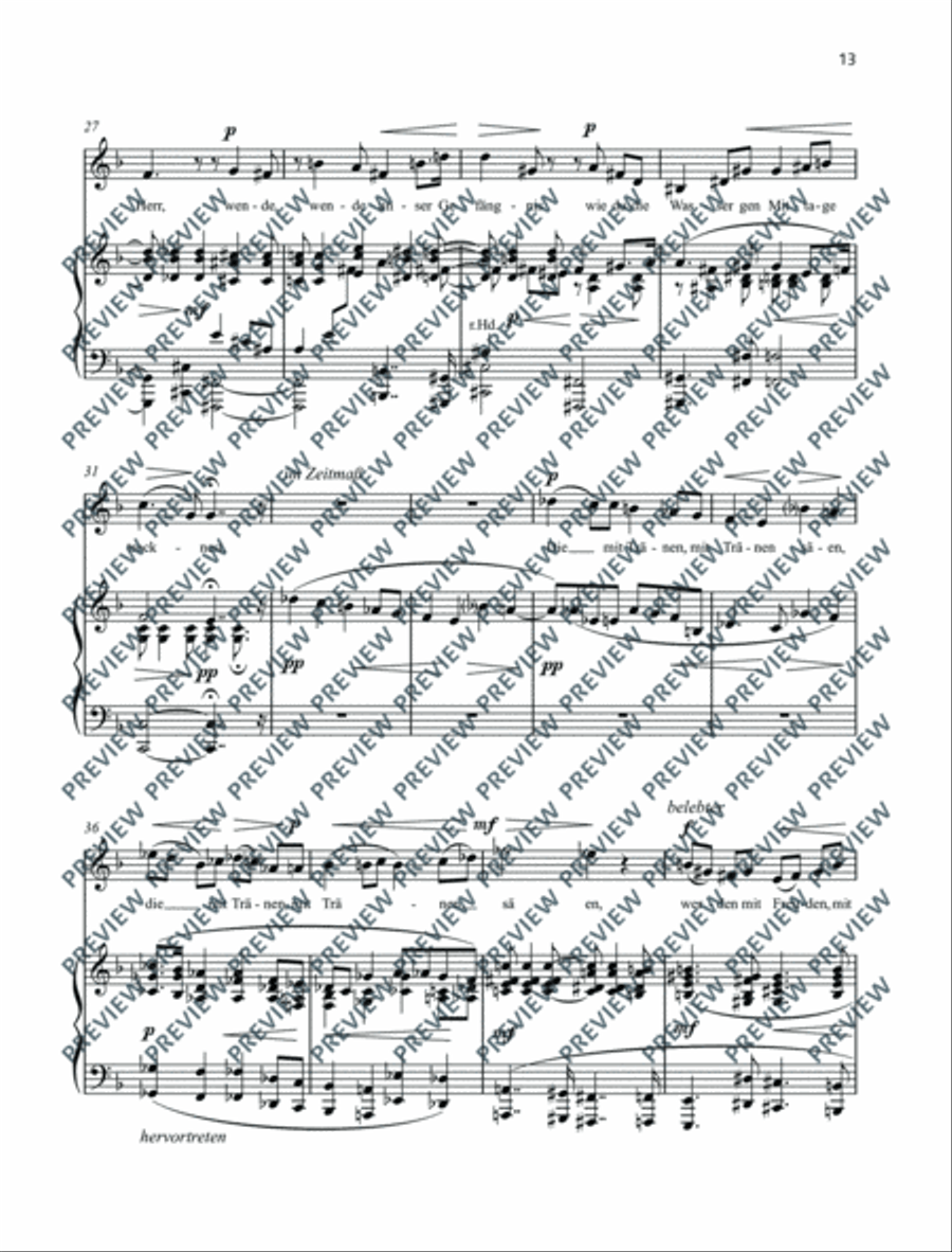 Zwei Geistliche Lieder Voice scores gallery preview page 14