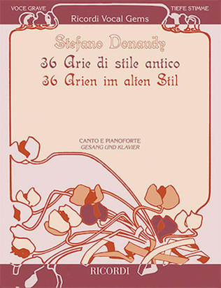 36 Arie Di Stile Antico - 36 Arien Im Alten Stil