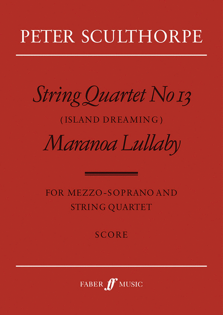String Quartet No. 13 - Score