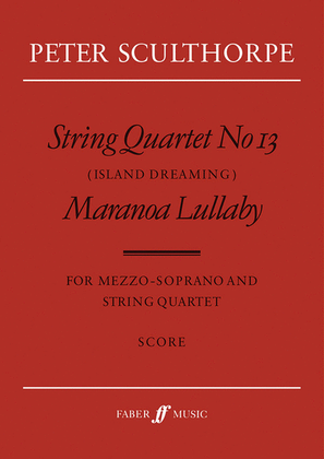Book cover for String Quartet No. 13 - Score
