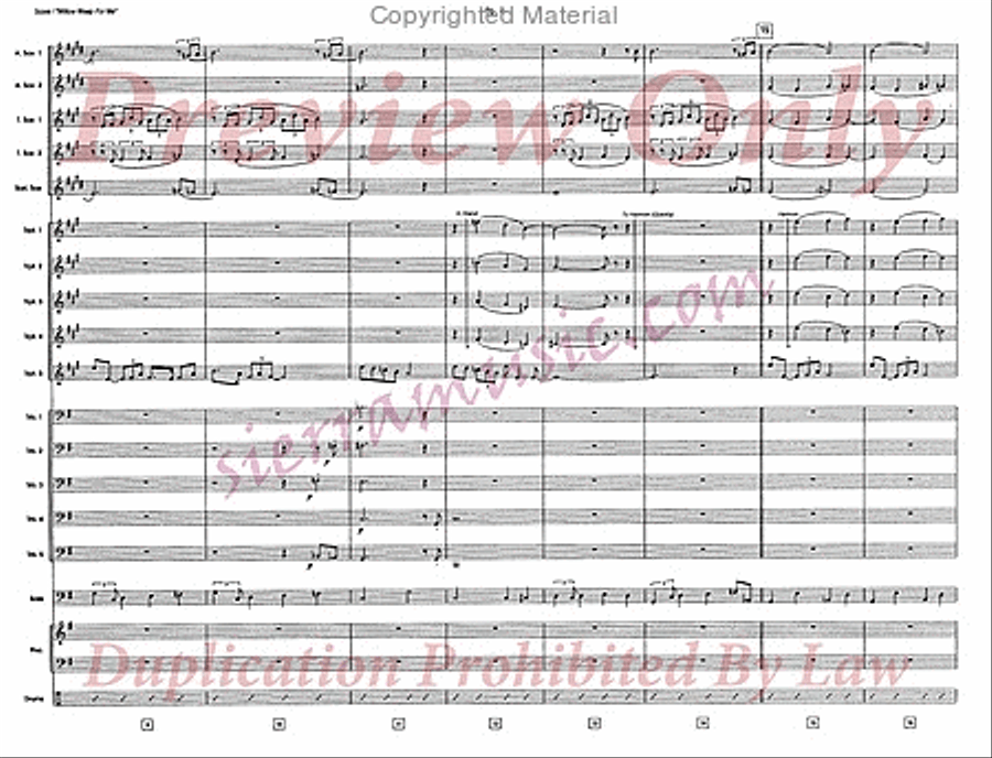 Willow Weep For Me Jazz Ensemble scores gallery preview page 3