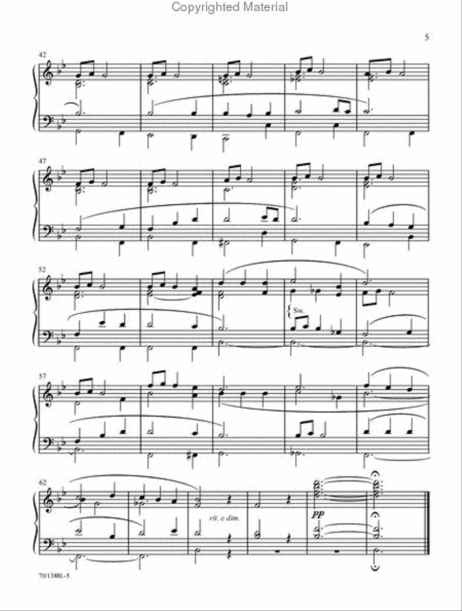 To Walk with Christ Organ Solo scores gallery preview page 4