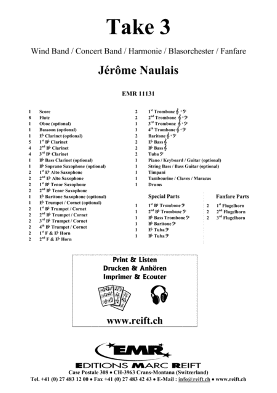 Take 3 Concert Band scores gallery preview page 2