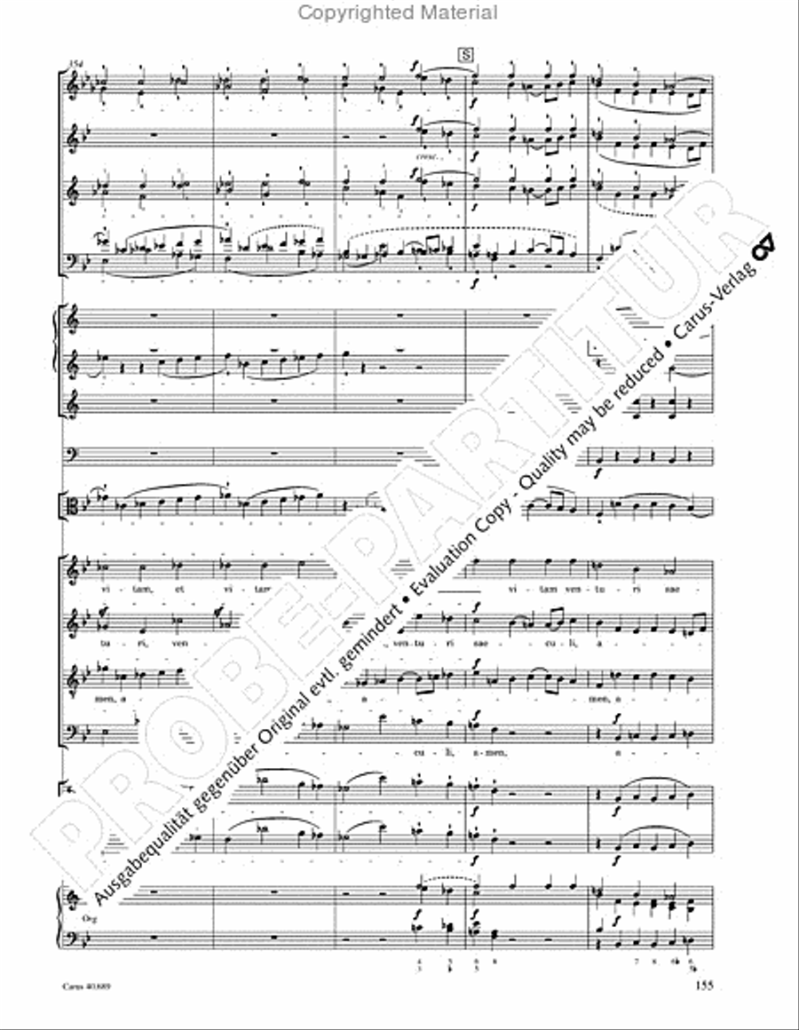 Missa solemnis Missa solemnis 4-Part scores gallery preview page 171