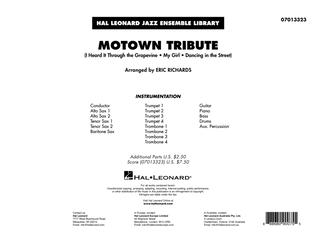Motown Tribute - Conductor Score (Full Score)