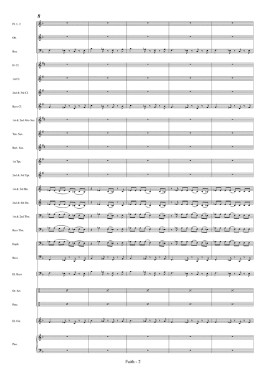 Faith Concert Band scores gallery preview page 4
